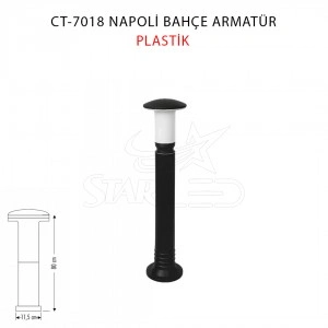 CT-7018 Napoli Bollard Bahçe Armatürü CT-7018 Napoli Bollard Bahçe Armatürü