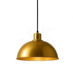 25 Cm Mat Gold Kasa Sarkıt Tas İmalat Avize
