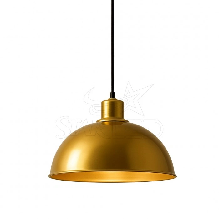 25 Cm Mat Gold Kasa Sarkıt Tas İmalat Avize