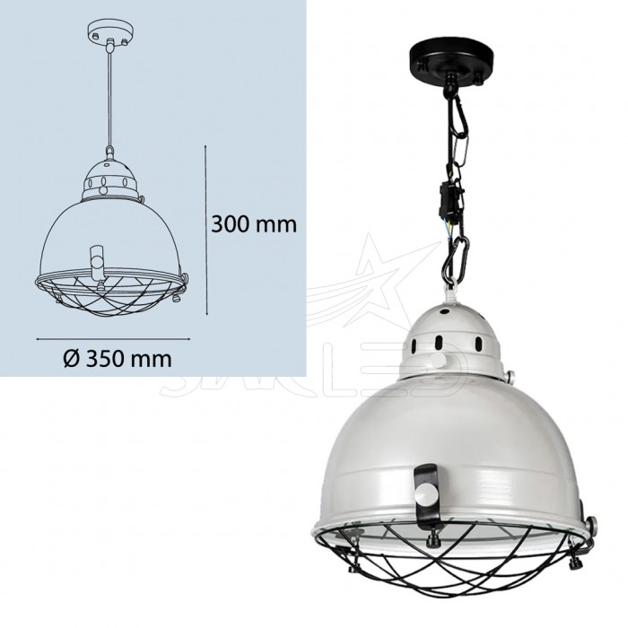 Kafesli Endüstriyel Avize 35 Cm STR319