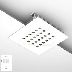 36 Watt 24 LED'li Kare Kuyumcu Vitrin Aydınlatması