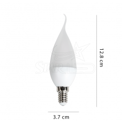 7 Watt E14 Duy Kıvrık LED Ampul