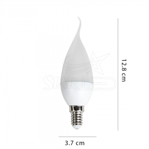 7 Watt E14 Duy Kıvrık LED Ampul