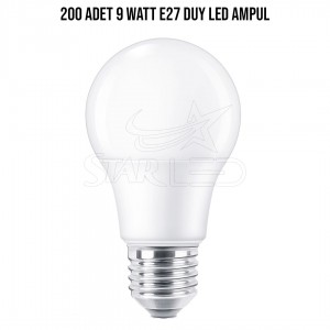 200 Adet 9 Watt E27 Duy LED Ampul