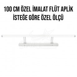 100 Cm Rozanslı Çift Mafsallı Ayna Üstü Flüt Aplik