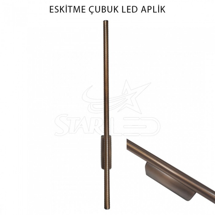 Eskitme Kasa 80 Cm Dekoratif Çubuk LED Aplik