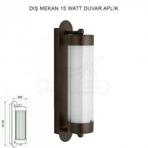 Dış Mekan Duvar Aplik 15 Watt STR78