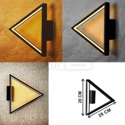 Üçgen Dekoratif Duvar LED Aplik