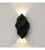 Yaprak Desenli LED Aplik 10W IP54 Siyah / Beyaz