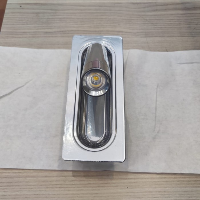3 Watt Krom Kasa Yatak Başı LED Aplik 3 Watt Krom Kasa Yatak Başı LED Aplik