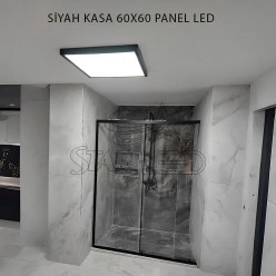 Siyah Kasa 60x60 Sıva Üstü Panel LED