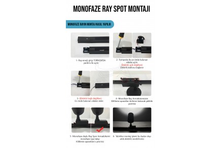 monofaze ray spot baglantisi