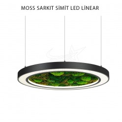 Moss Sarkıt 80 Cm Simit LED Linear Aydınlatma