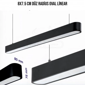 Oval Köşe Radius Linear 8x7.5 Cm