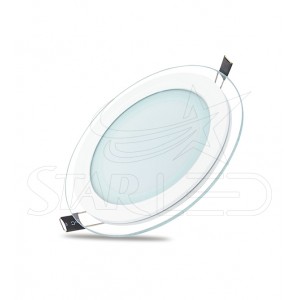 18 Watt Camlı Yuvarlak Panel LED