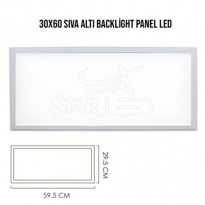 30X60 Sıva Altı 24 Watt LED Panel