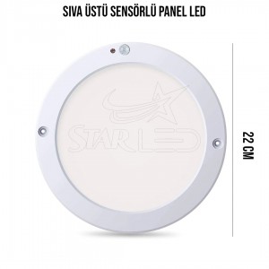 Sıva Üstü Sensörlü 20 Watt Panel LED