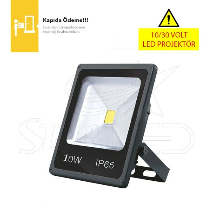 12/24 Volt 10 Watt LED Projektör