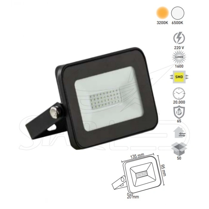 20 WATT SMD LEDLİ PROJEKTÖR