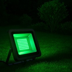 100 Watt Yeşil LED Projektör - Dış Mekan Yeşil LED Projektör