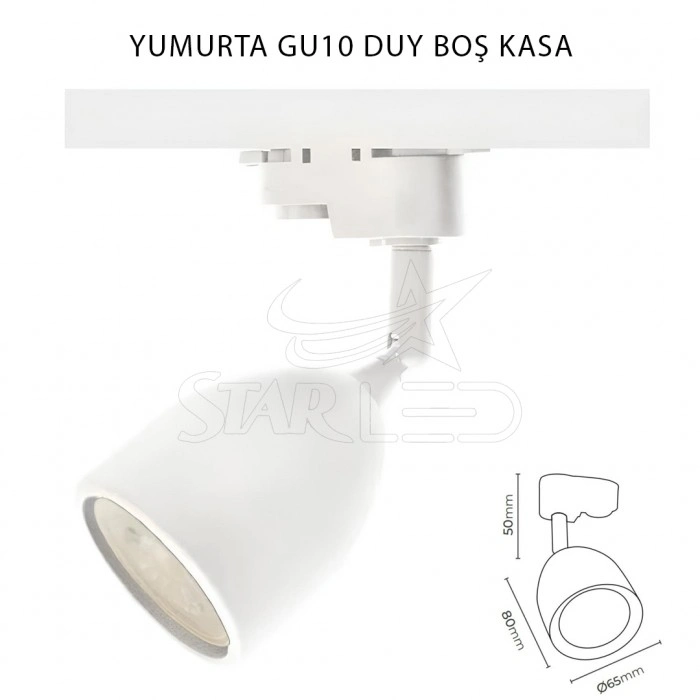 Yumurta GU10 Duy Boş Kasa