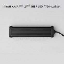 Siyah Kasa 9 Watt 30 Cm Wallwasher LED Işık